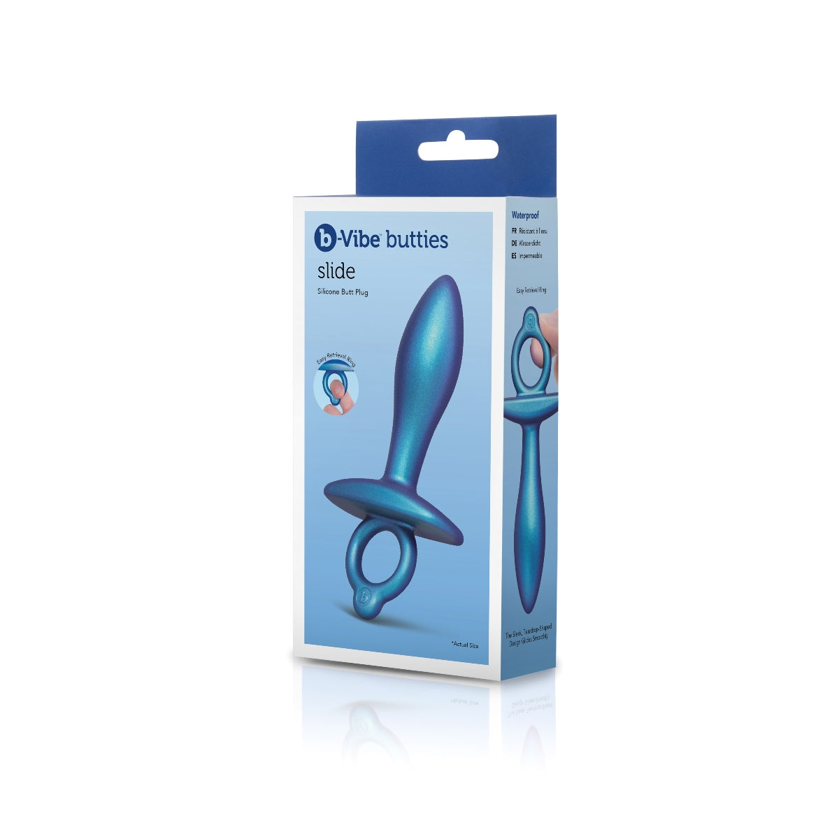 b-Vibe Butties Slide Silicone Butt Plug