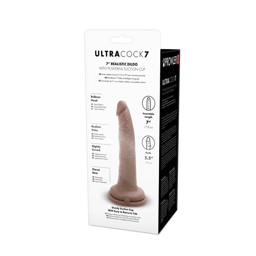 Prowler RED Ultra Cock 7 Dildo - Caramel