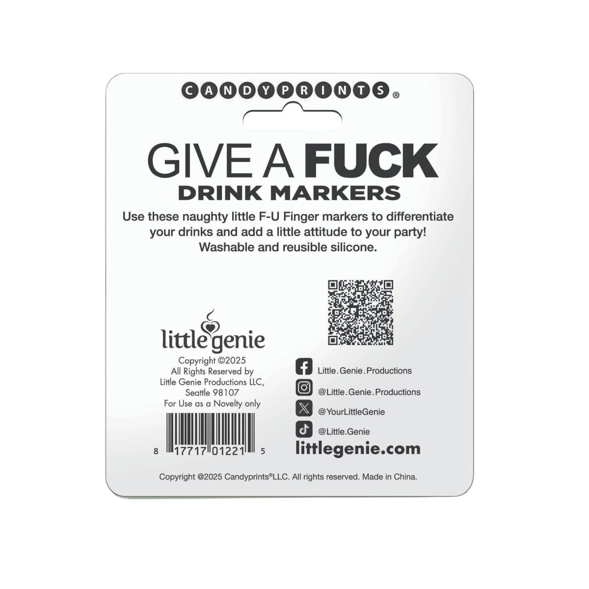 Fu Finger Drink Markers