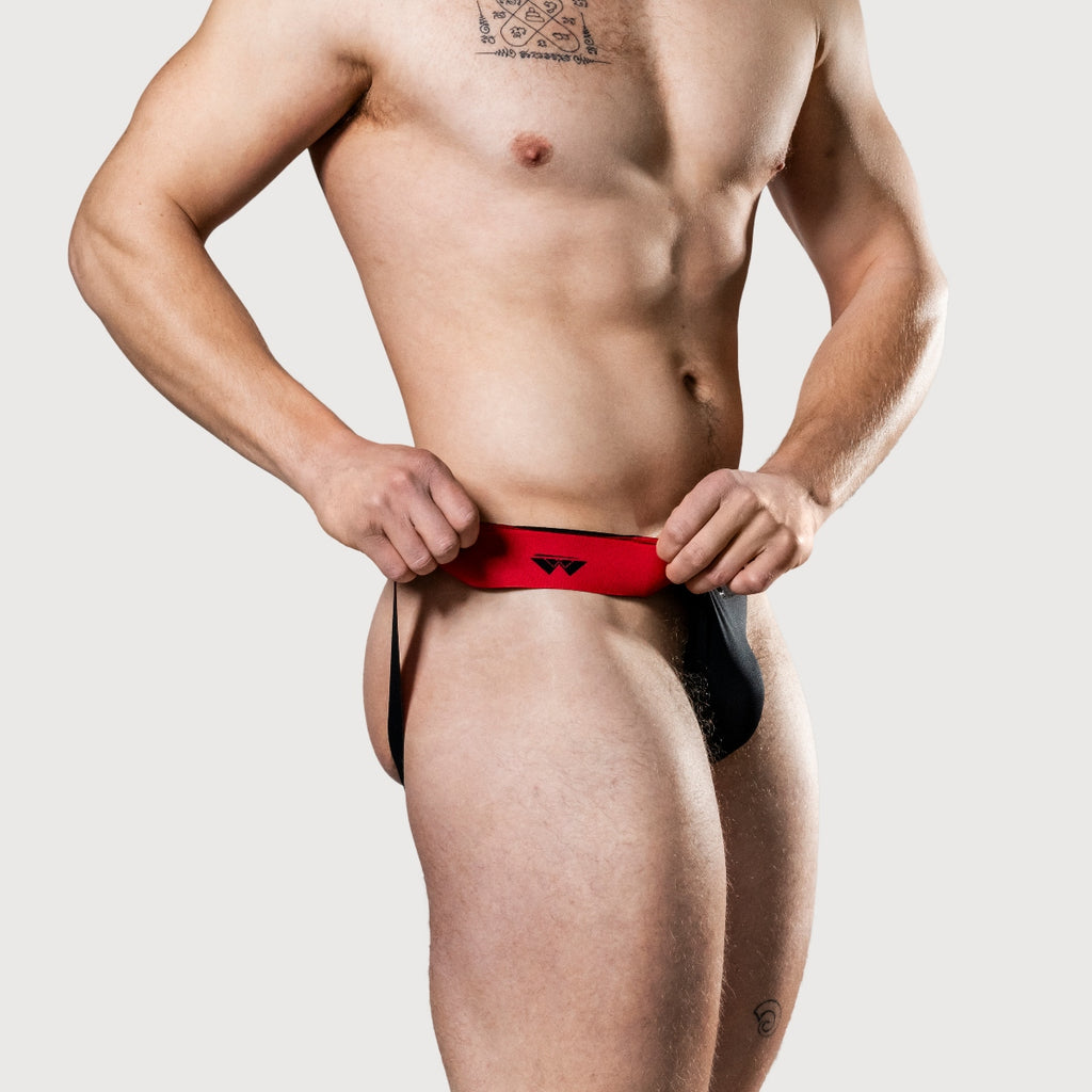 Meyer Marketing Limited Edition Jockstrap 2in Reversible Red-Black