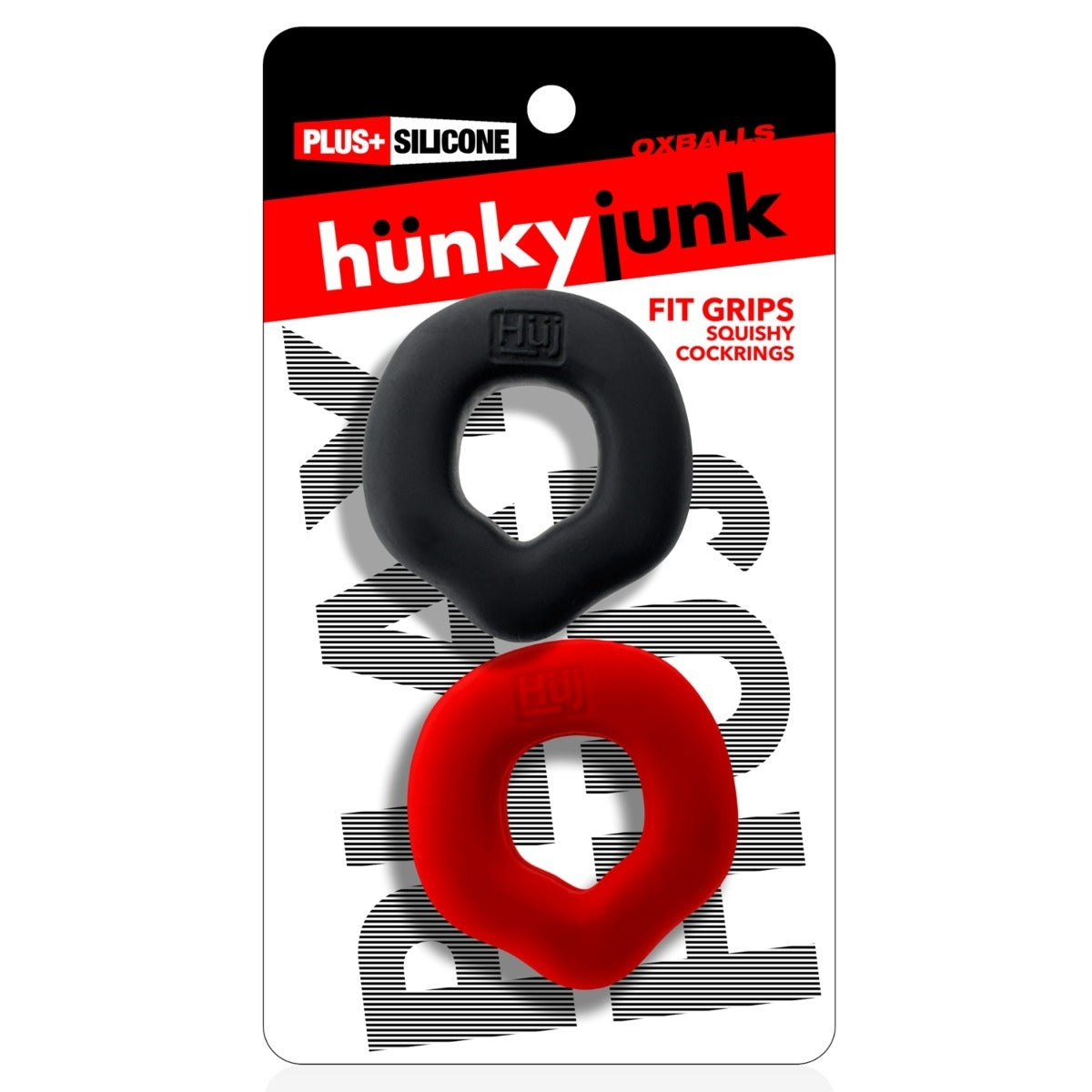 Oxballs Fit Grips Ergo Fit Cockrings 2 Pack