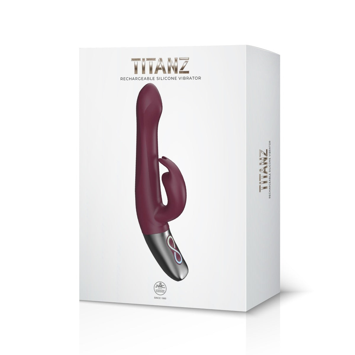 Titanz Rotating 5inch Rechargeable Rabbit With Clit Stimulation