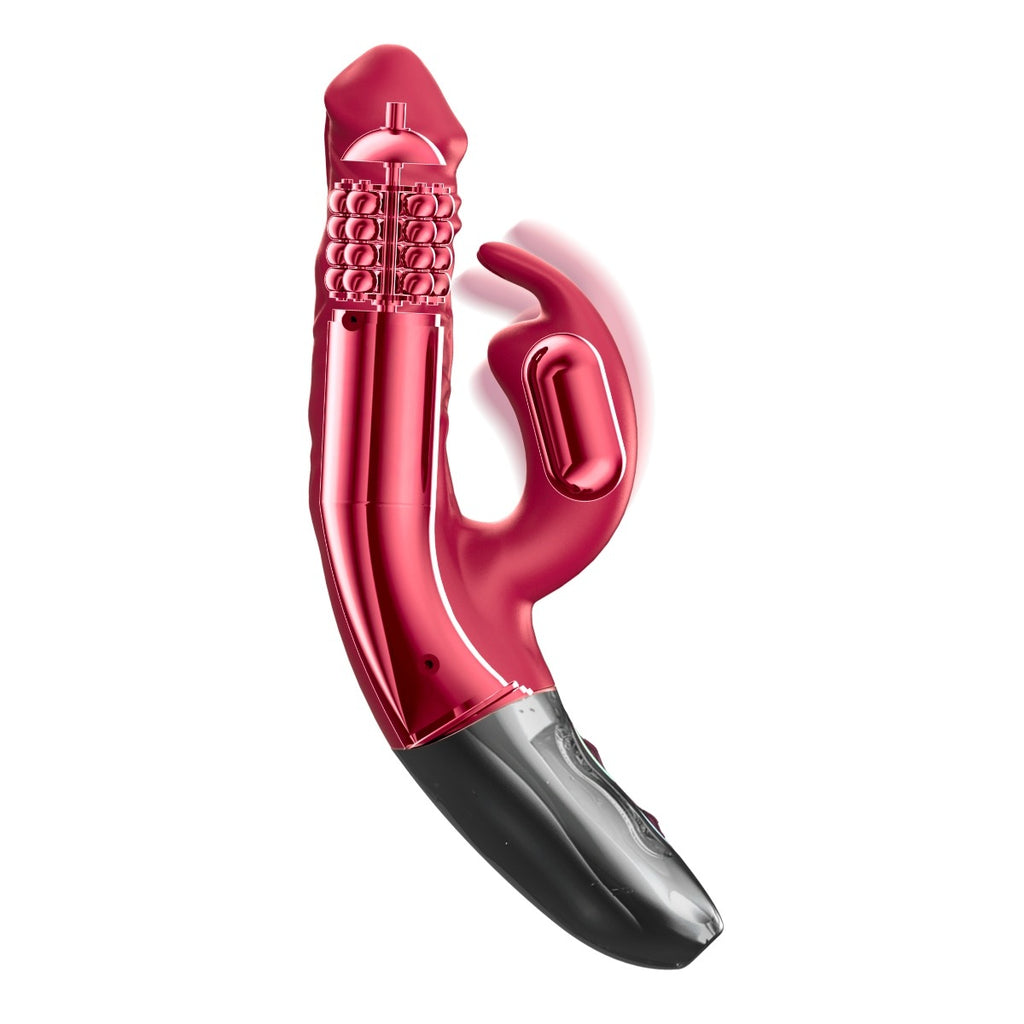 Titanz Rotating 3.5inch Rechargeable Rabbit With Clit Stimulation