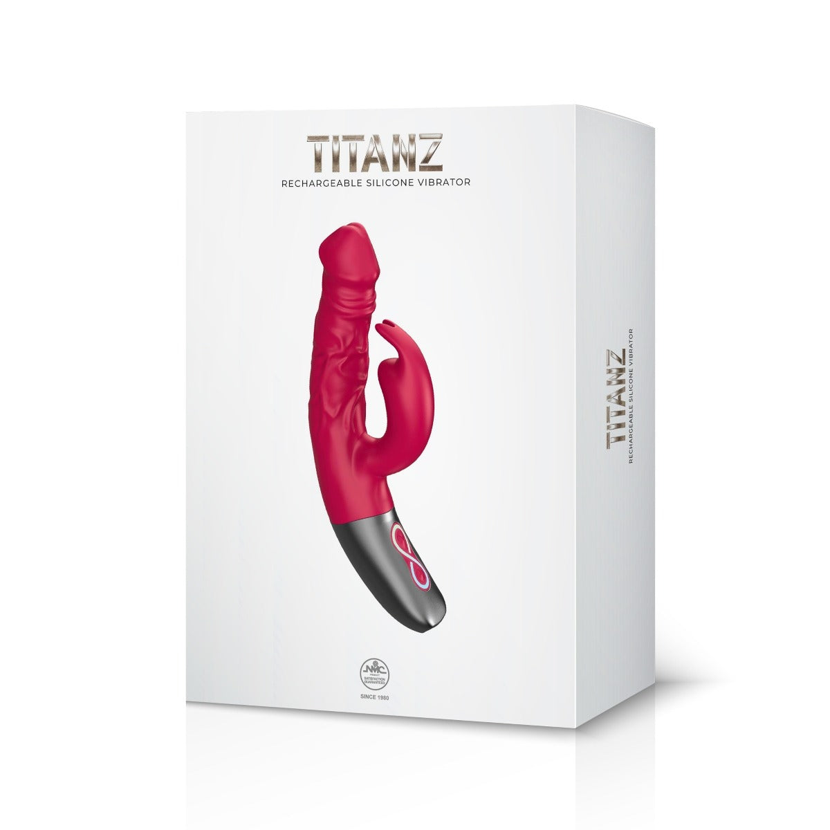 Titanz Rotating 3.5inch Rechargeable Rabbit With Clit Stimulation