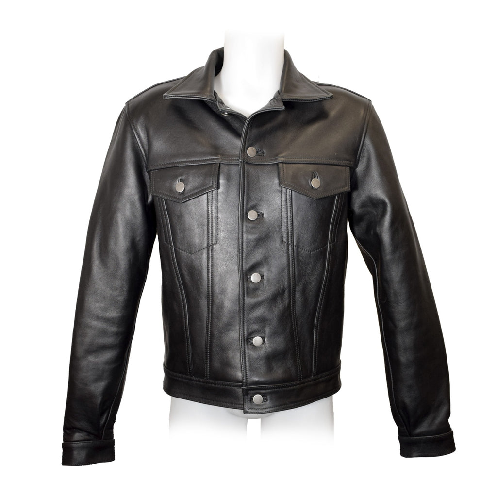 Prowler RED Leather Truker Jacket
