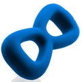 Oxballs Bommerang Double Ring Cockring & Nut Tugger Teal