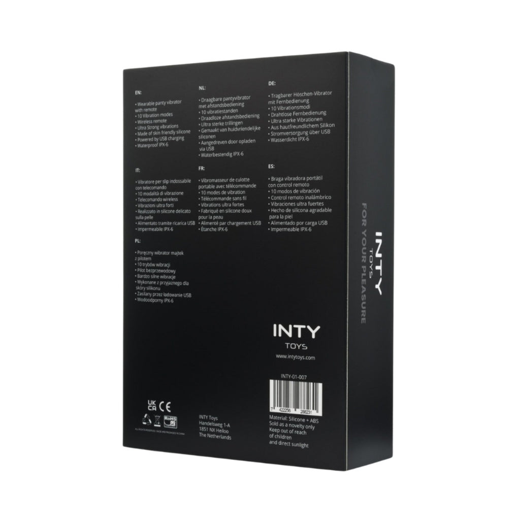INTY Toys Ace Panty Vibrator With Remote