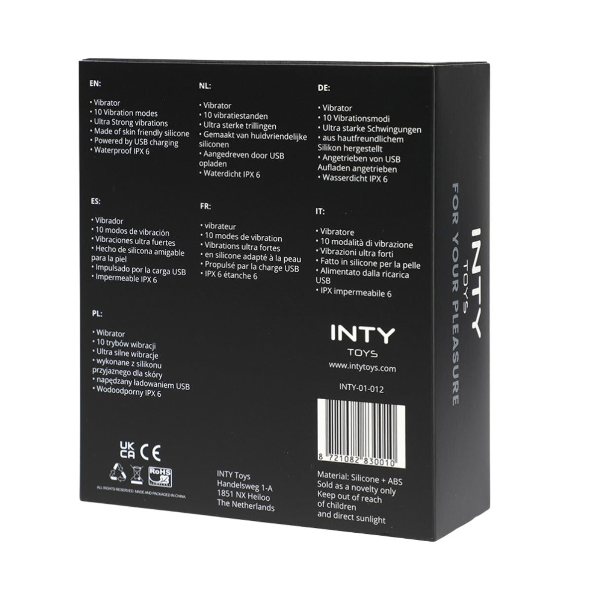 INTY Toys Tickle Vibrator