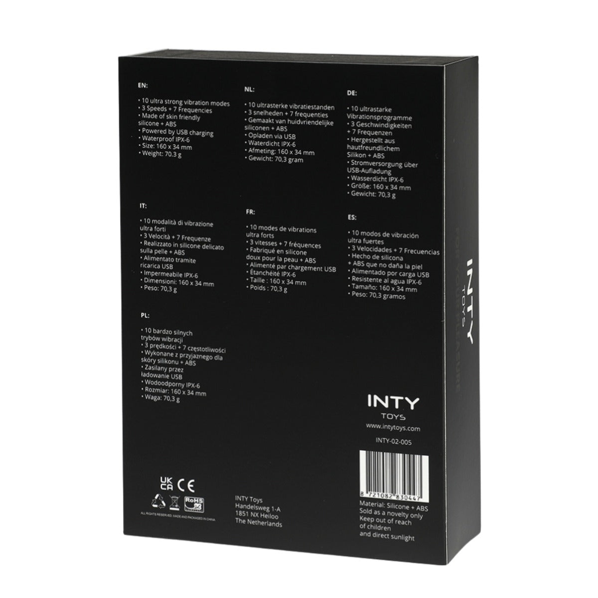 INTY Toys Bliss Vibrator