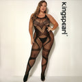 Kingspearl Full Bodystocking With Front Rhinestones QS