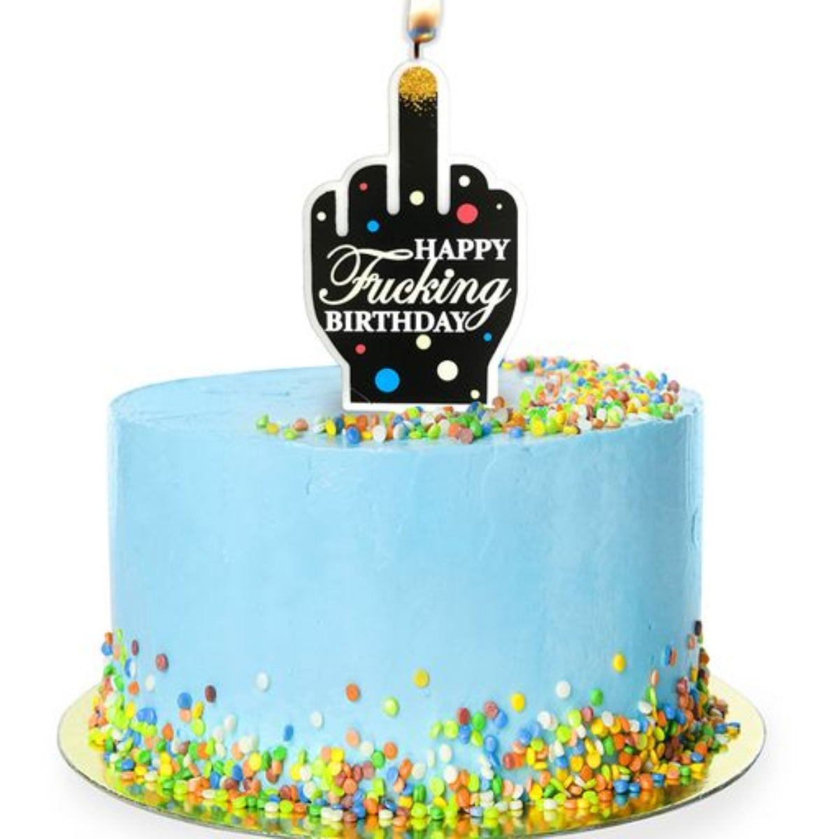 Little Genie Happy F'ing Birthday Finger Candle