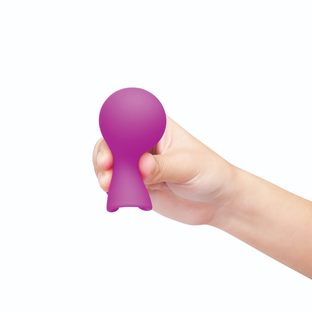 Me You Us Dual Masseuse Silicone Nipple Suckers 2 Pack Purple