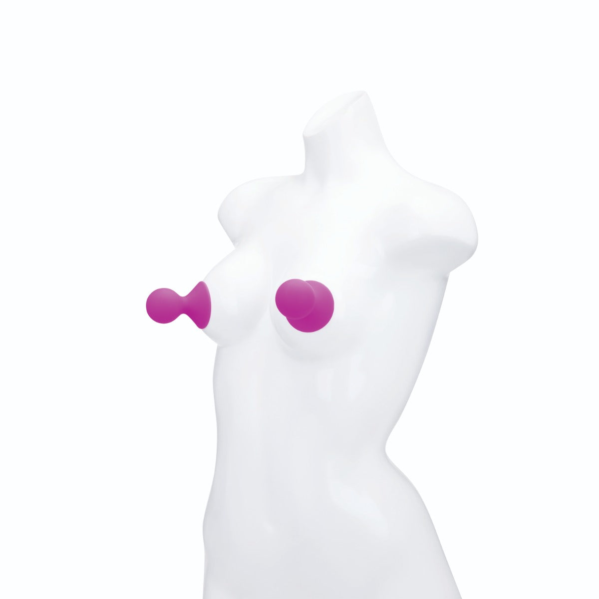Me You Us Dual Masseuse Silicone Nipple Suckers 2 Pack Purple