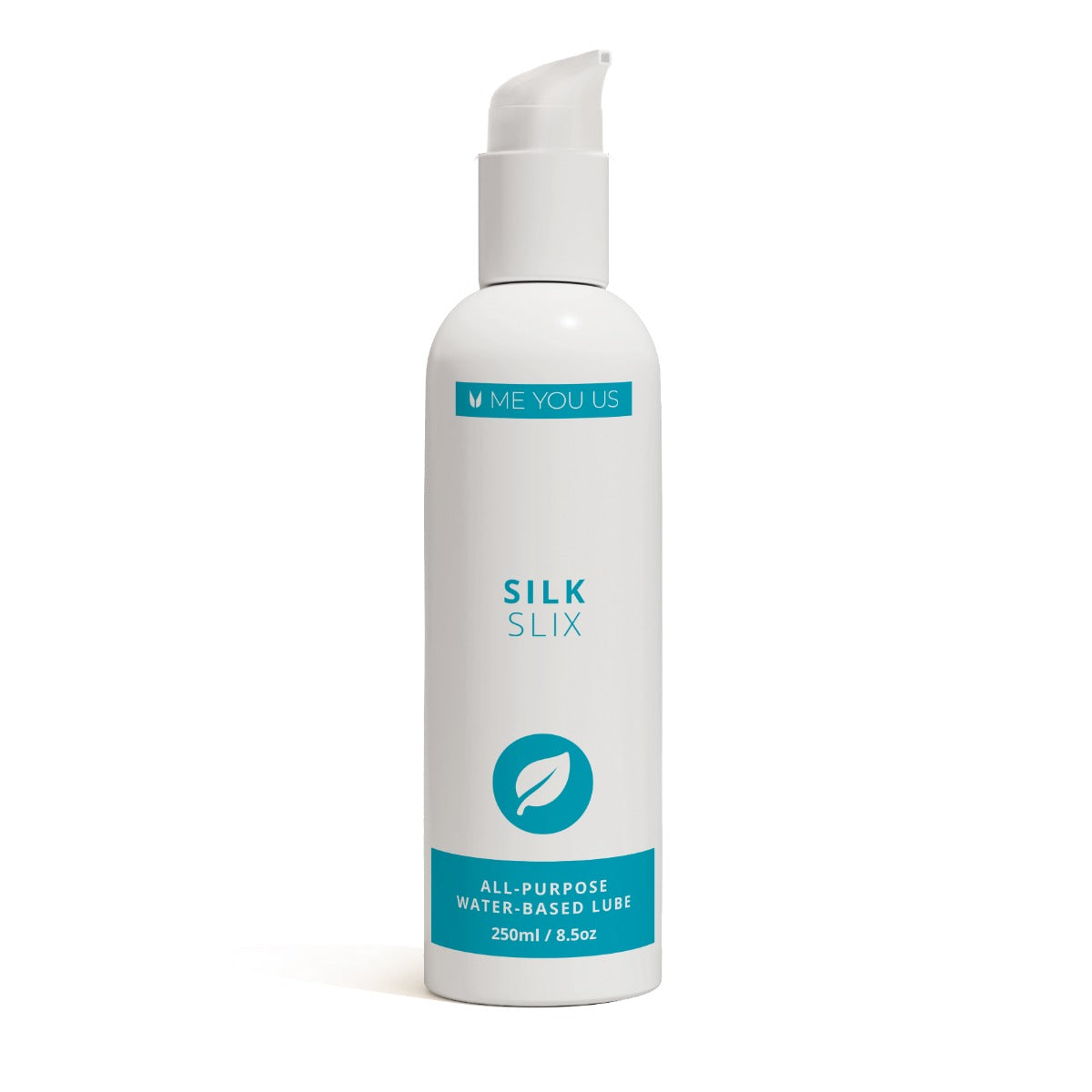 Me You Us Silk Slix Water Based Lubricant Pump Bottle White 250ml