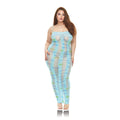Lapdance Blue Horizon Maxi Dress Blue Queen Size