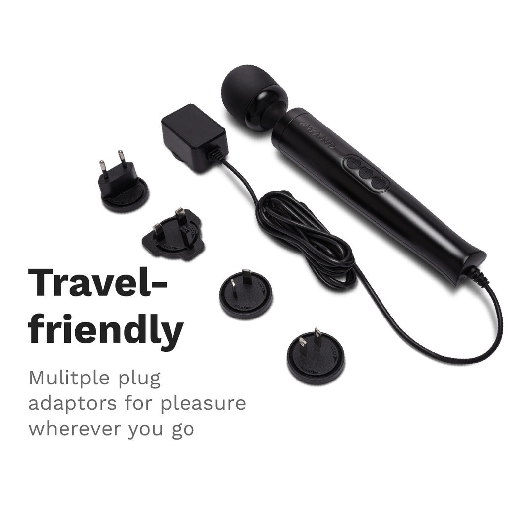 Le Wand Diecast Plug-In Massager Black