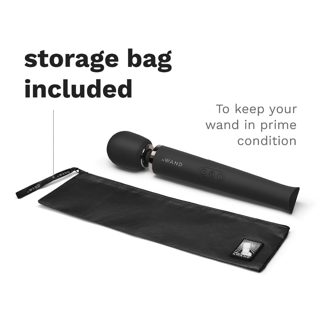 Le Wand Le Wand Rechargeable Massager Black