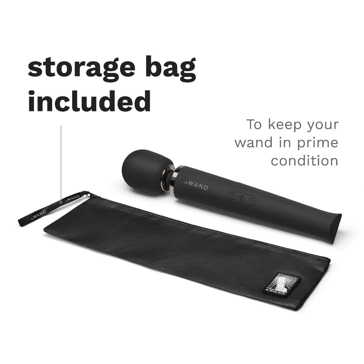 Le Wand Le Wand Rechargeable Massager Black