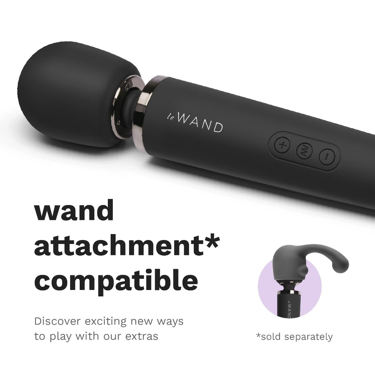 Le Wand Le Wand Rechargeable Massager Black