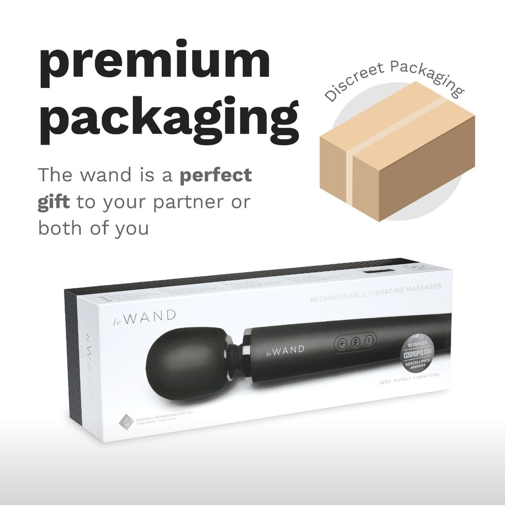 Le Wand Le Wand Rechargeable Massager Black