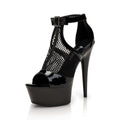 Lapdance Platform Sandal With Adjustable Strap Size 7