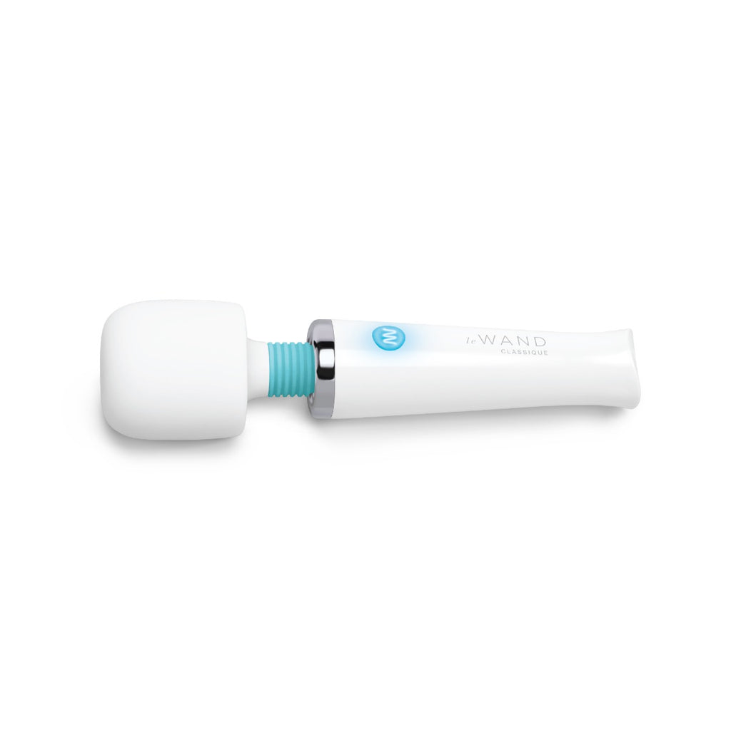 Le Wand Classique Mini Vibrating Wand Massager White