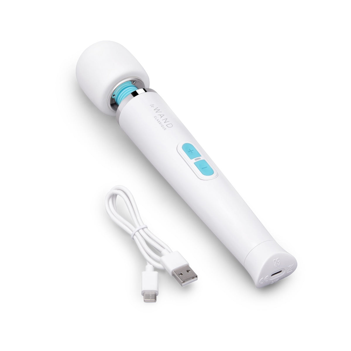 Le Wand Classique Petite Vibrating Wand Massager White