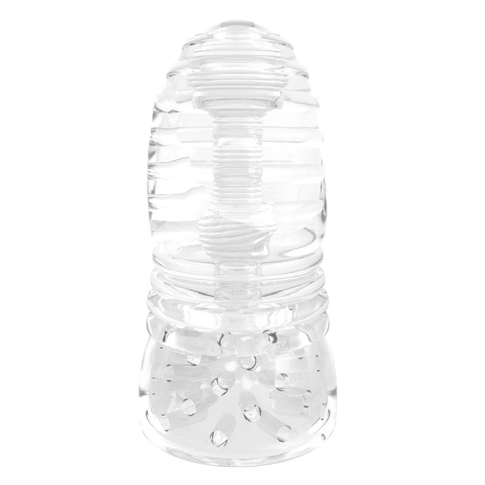 Me You Us Glacier Dual End Stroker Male Masturbator Transparent O