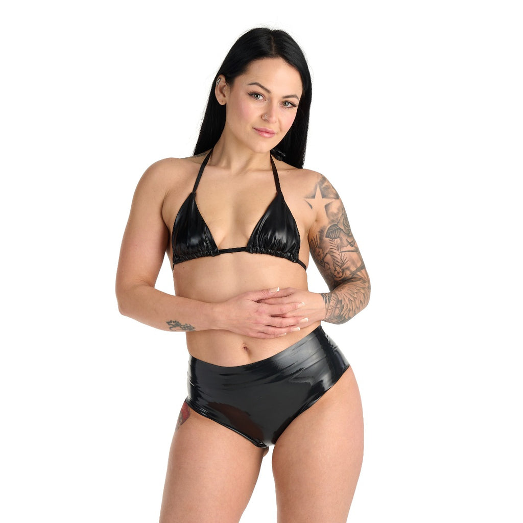 Me You Us Latex Crotchless Panties