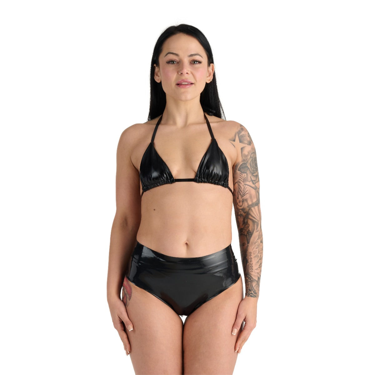 Me You Us Latex Crotchless Panties