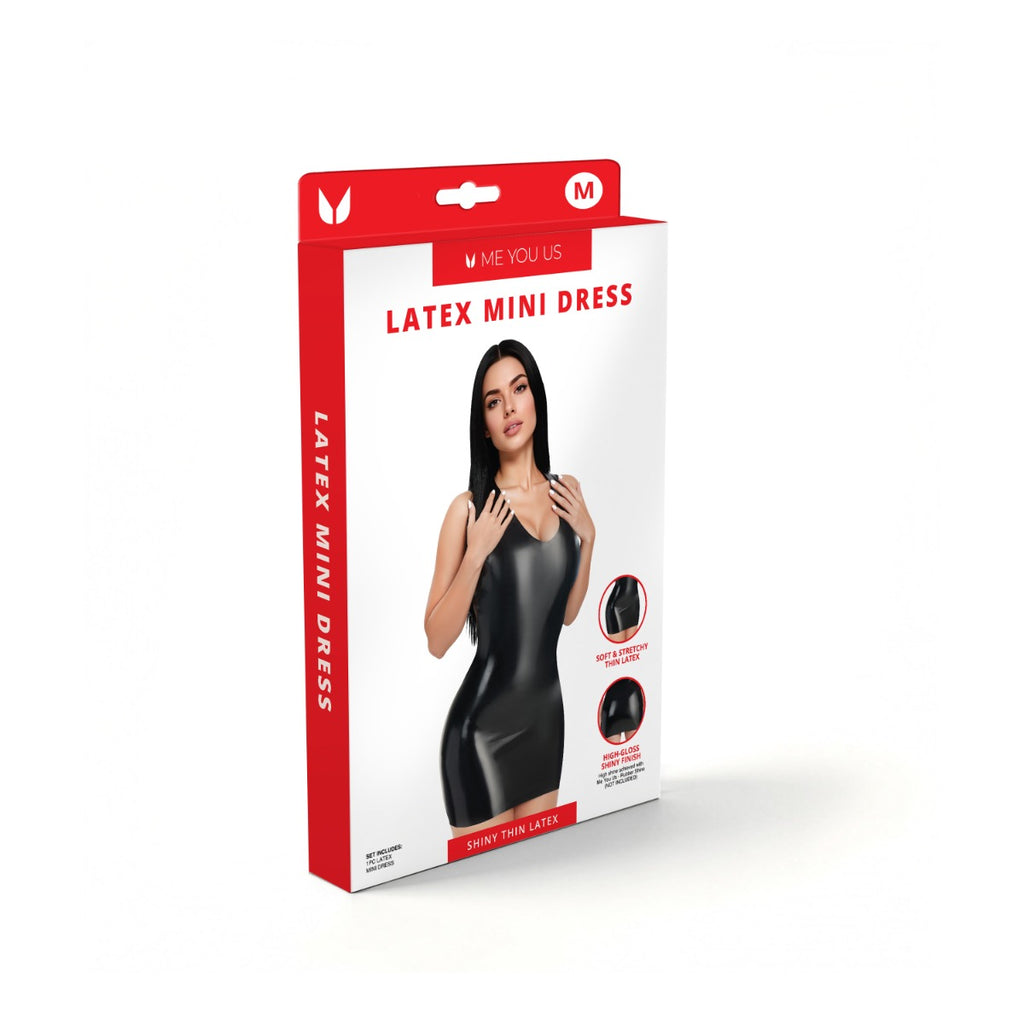 Me You Us Latex Mini Dress
