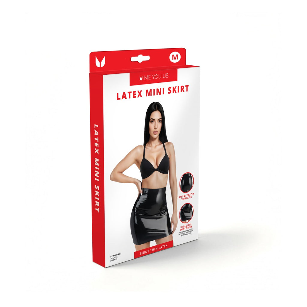 Me You Us Latex Mini Skirt