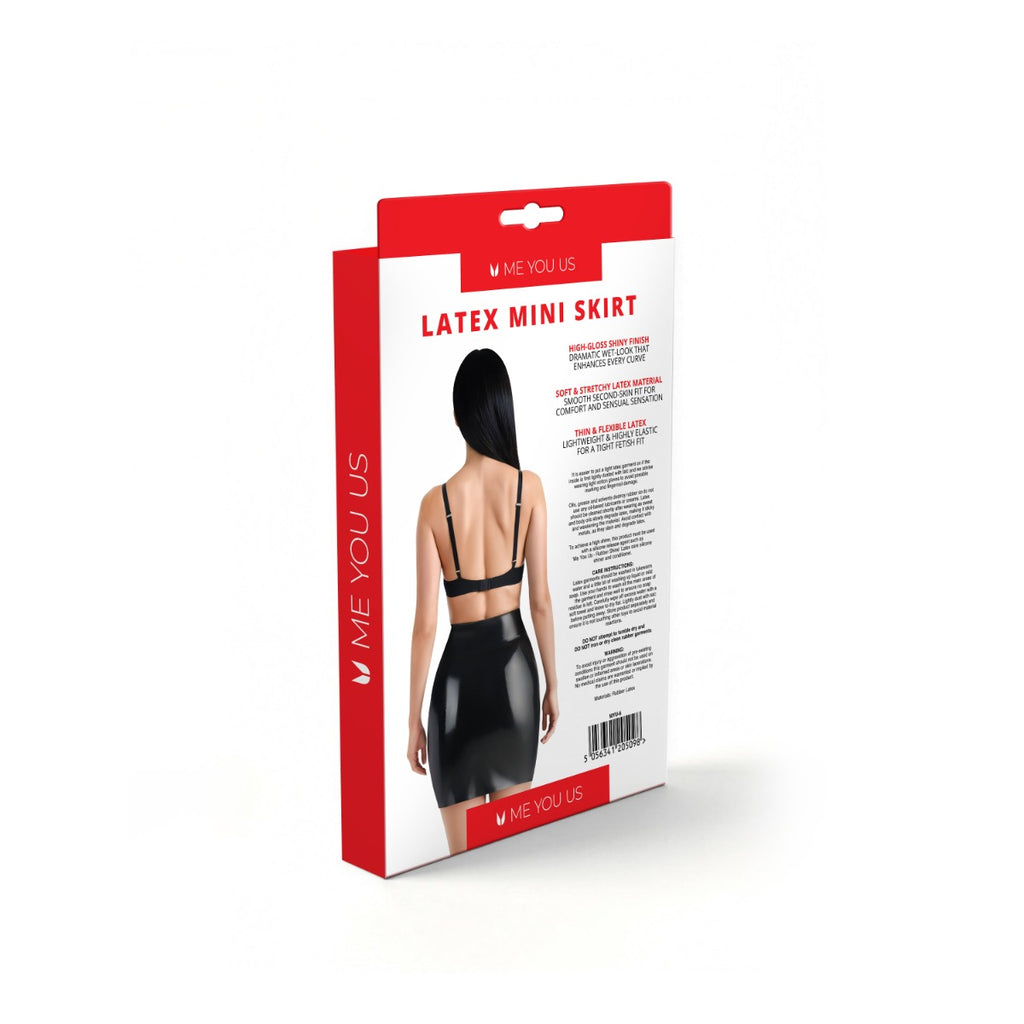 Me You Us Latex Mini Skirt