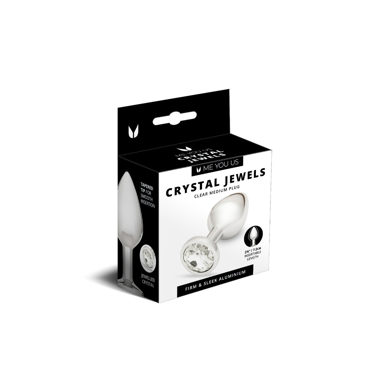 Me You Us Crystal Jewels Metal Butt Plug