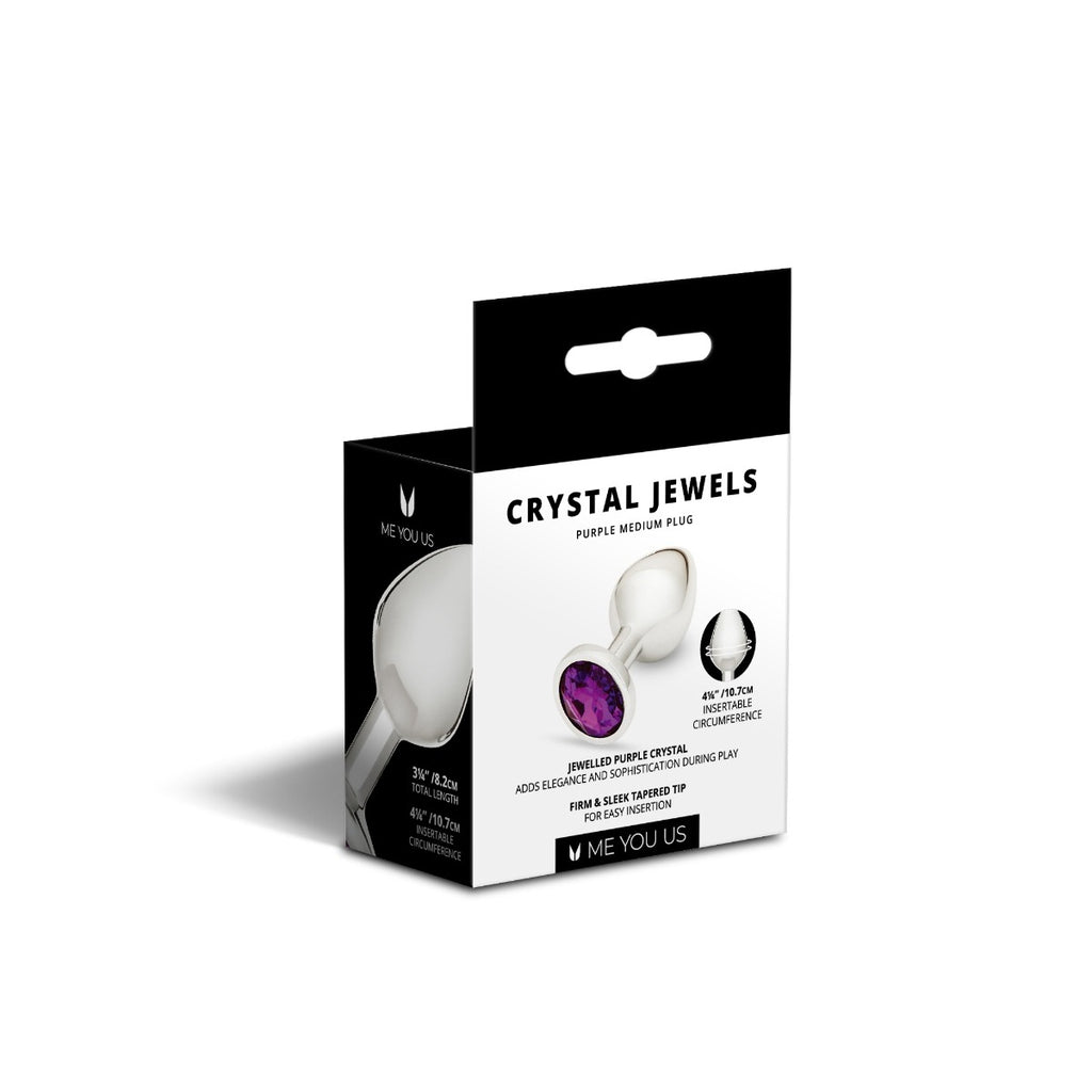 Me You Us Crystal Jewels Metal Butt Plug