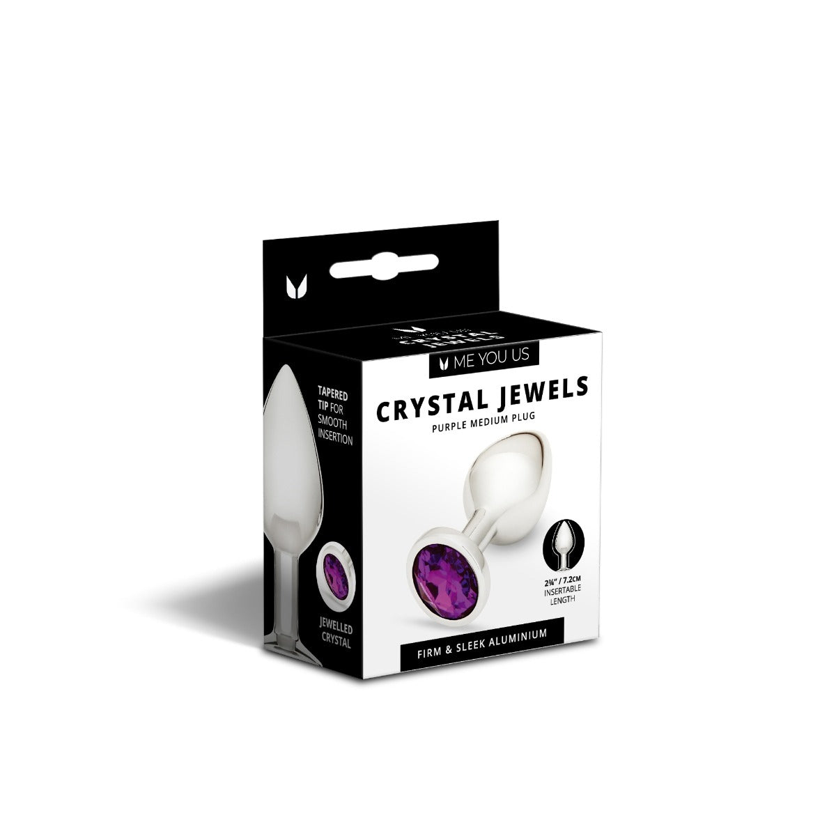 Me You Us Crystal Jewels Metal Butt Plug