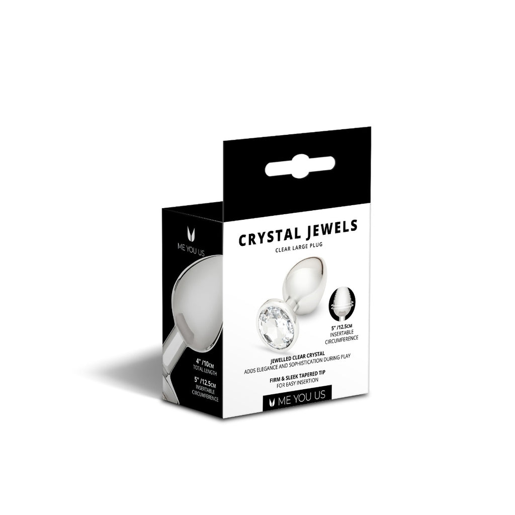 Me You Us Crystal Jewels Metal Butt Plug