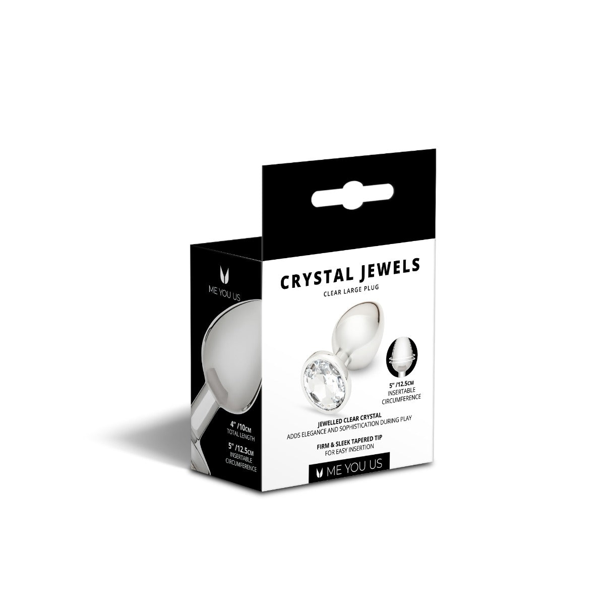Me You Us Crystal Jewels Metal Butt Plug