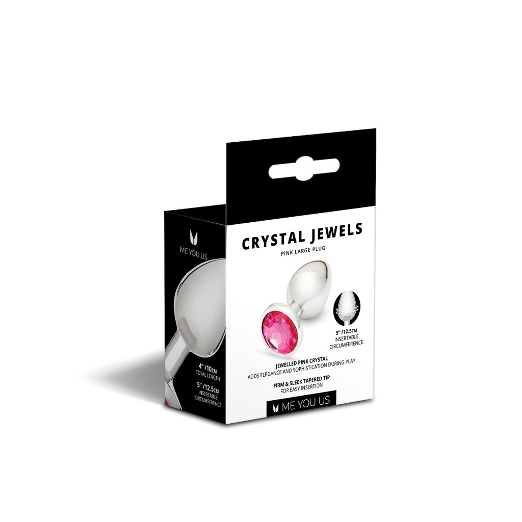 Me You Us Crystal Jewels Metal Butt Plug