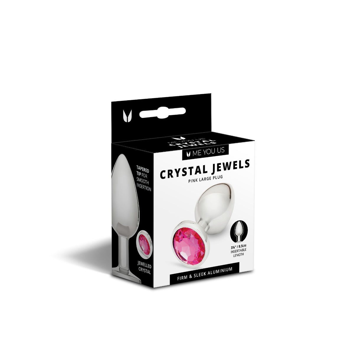 Me You Us Crystal Jewels Metal Butt Plug