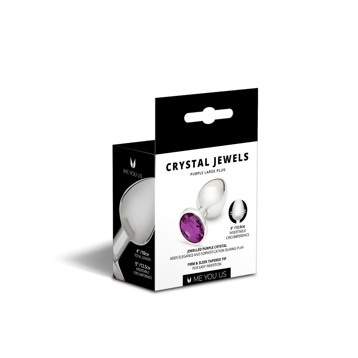 Me You Us Crystal Jewels Metal Butt Plug