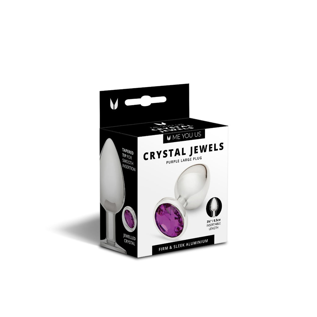 Me You Us Crystal Jewels Metal Butt Plug