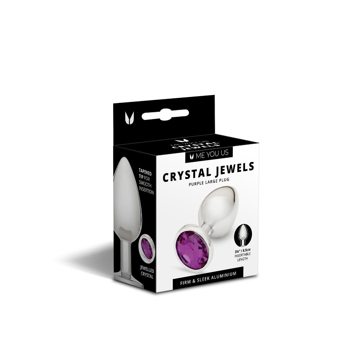 Me You Us Crystal Jewels Metal Butt Plug