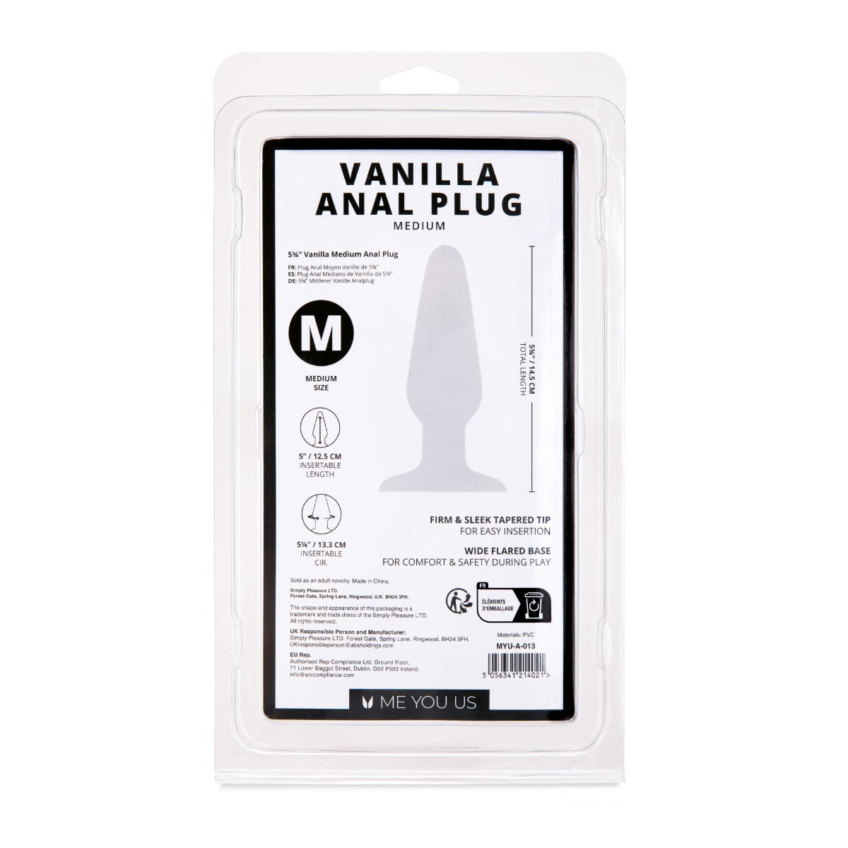 Me You Us Anal Plug