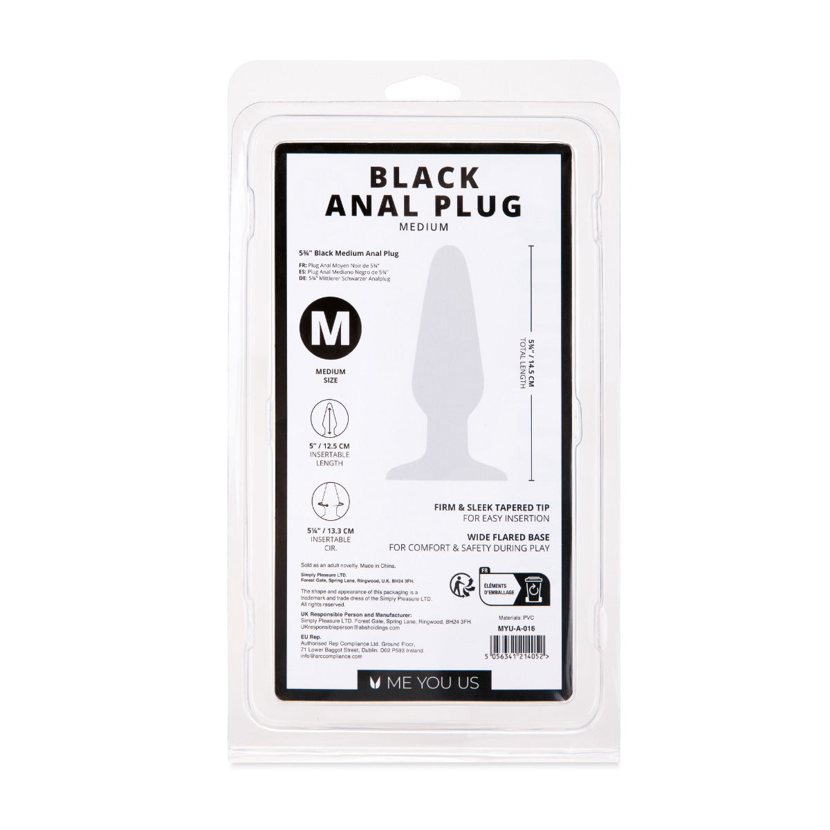 Me You Us Anal Plug