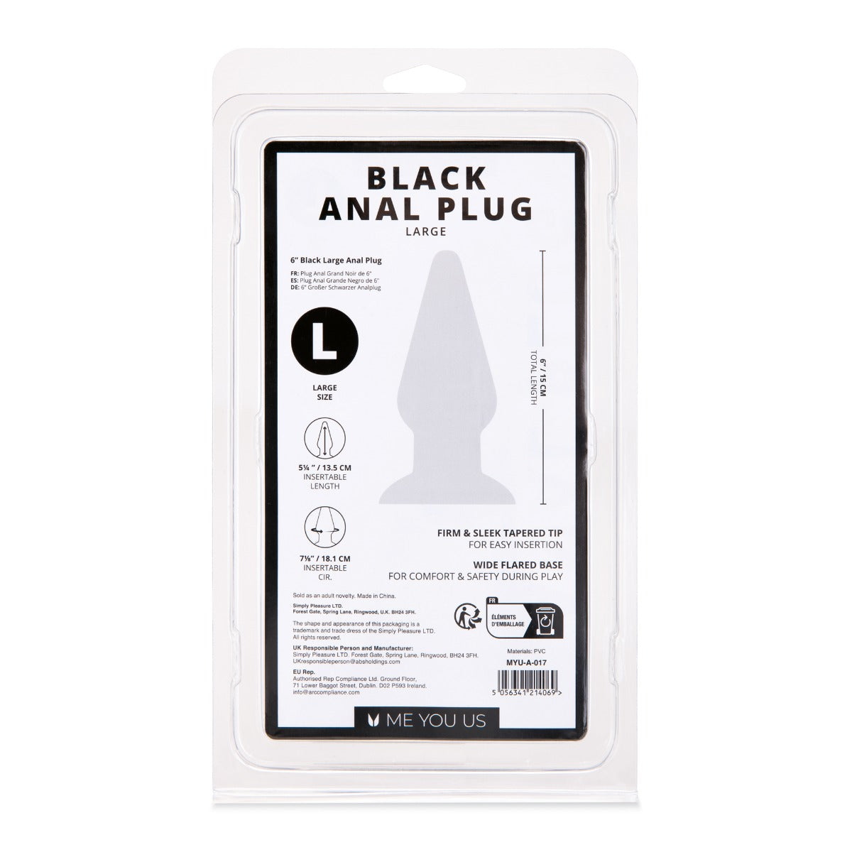 Me You Us Anal Plug