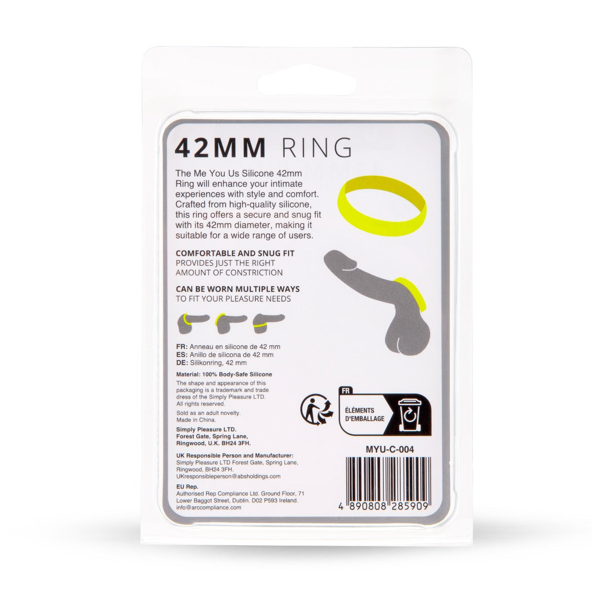 Me You Us Silicone Ring