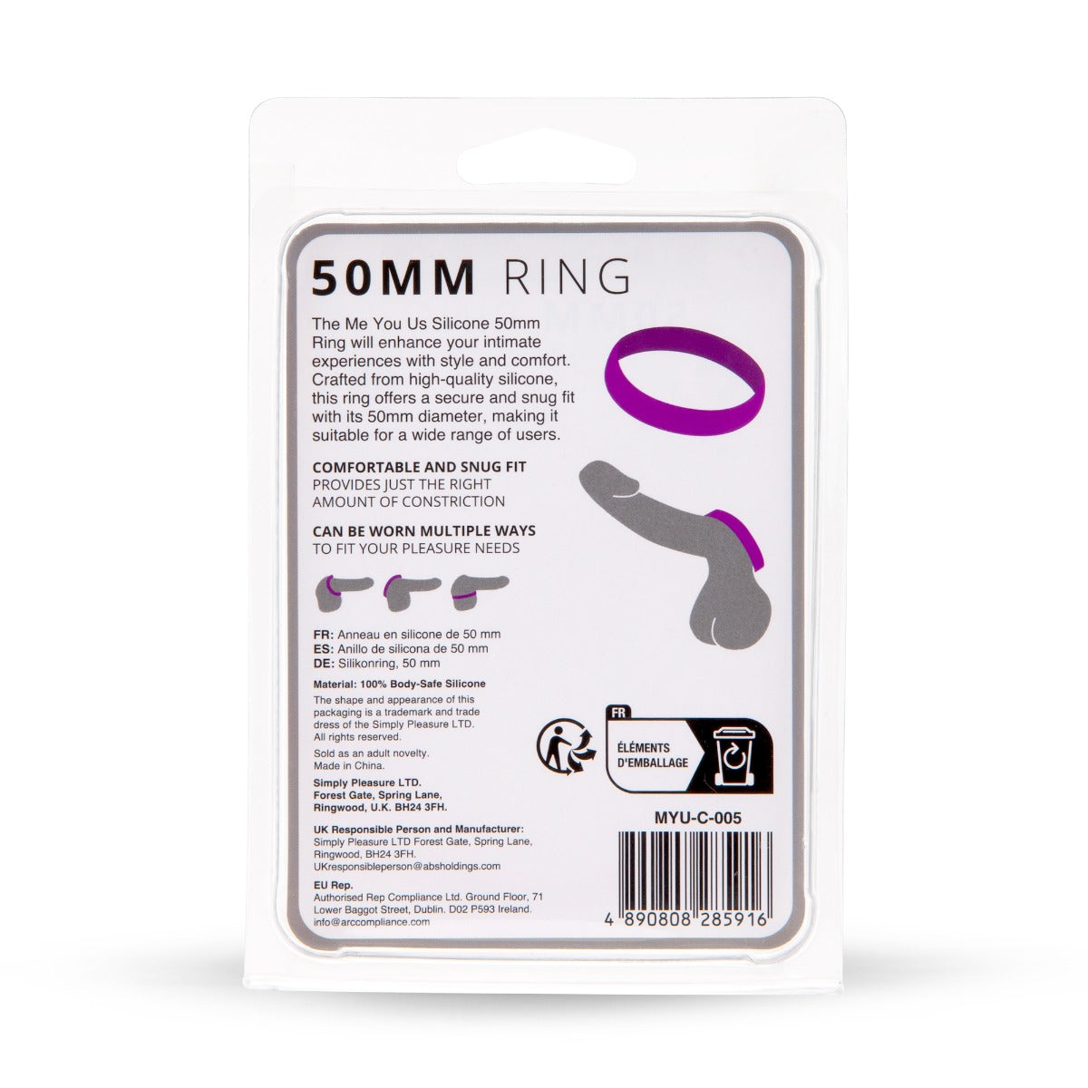 Me You Us Silicone Ring