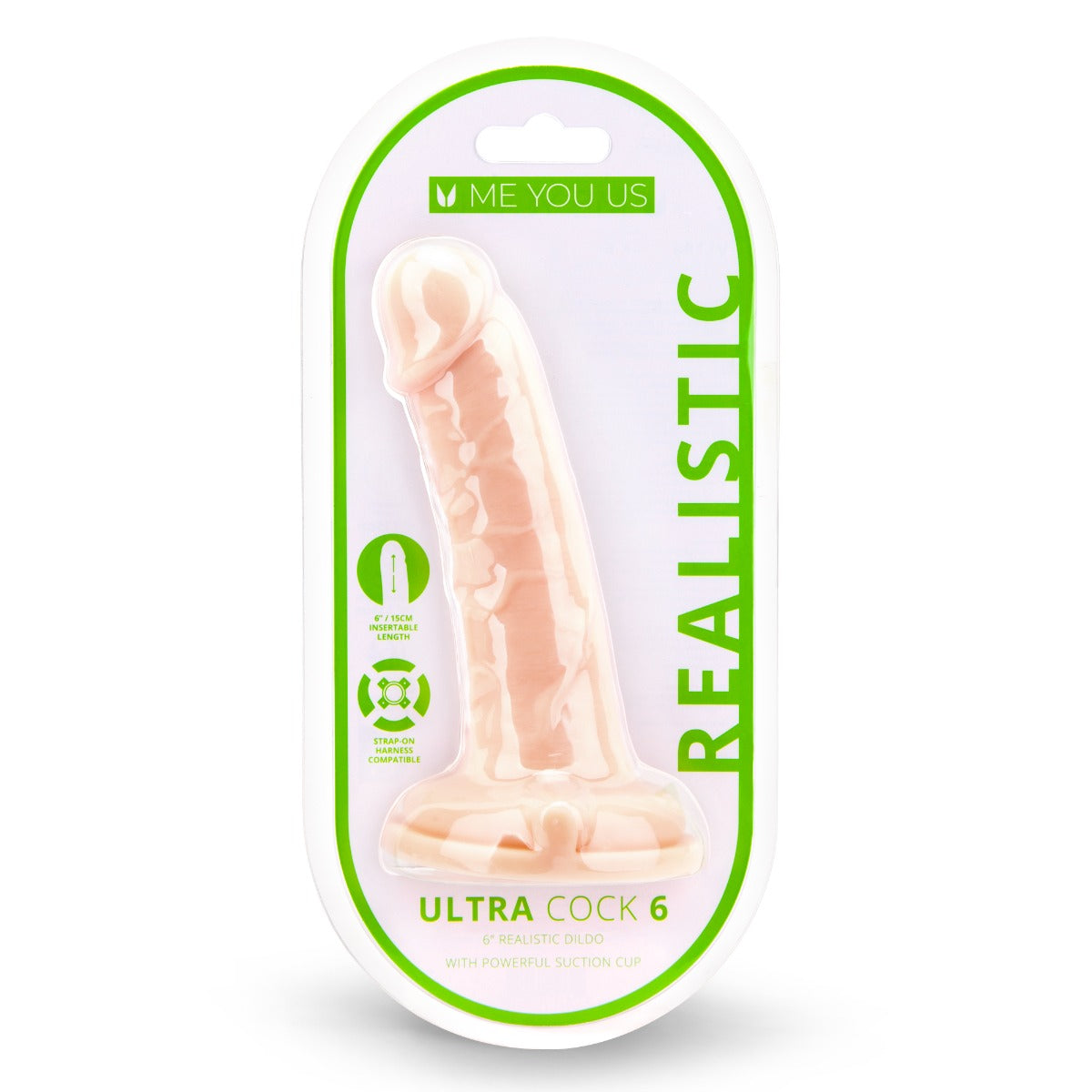 Me You Us Ultra Cock 6 inch Realistic Dildo