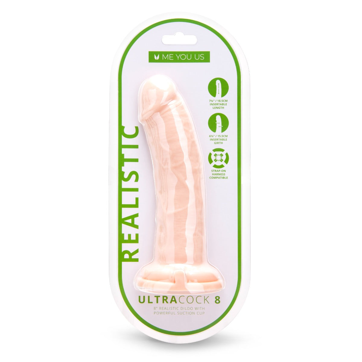 Me You Us Ultra Cock 8inch Realistic Dildo